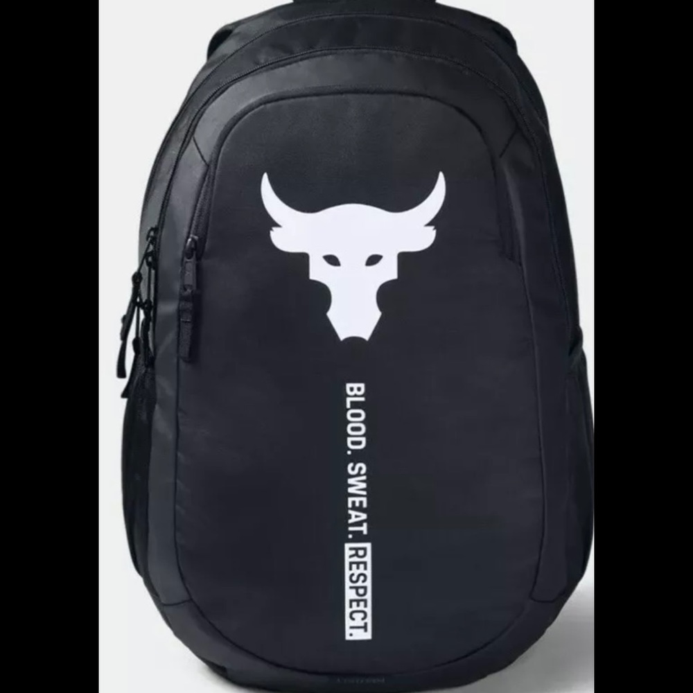 UNDER ARMOUR X PROJECT ROCK BRAHMA BACKPACK BLACK